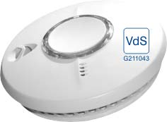 10-Jahresmelder mit Alarm-Stop-Taste